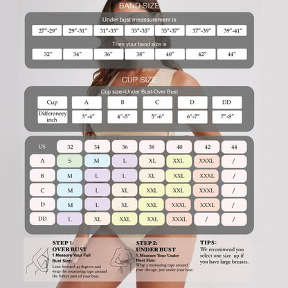 ✨Cross Back Front Closure Bra – Wireless Comfort & Posture Support