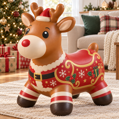 🎄 Christmas Animal Hopper – A Bouncy Ride-On Gift for Kids 🎁