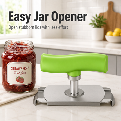 Effortless Arthritis Jar Opener, 2024 Upgraded Bottle Opener Is Suitable For Hand-Weak, Easy-To-Open Adjustable Handle Bottle Opener, Suitable For The Elderly.