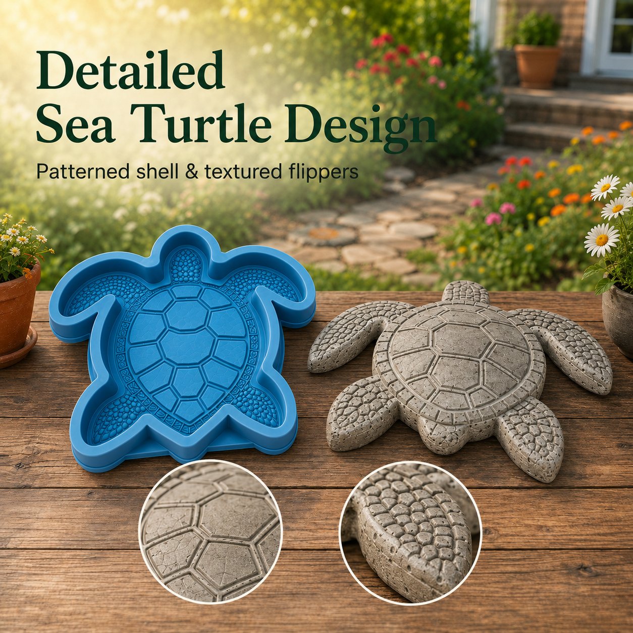 💥 LAST DAY 49% OFF – 🌊 Ocean Garden Art Mold | Buy 2, Free Shipping