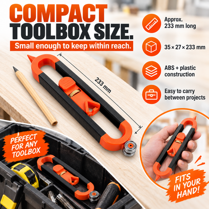 🏠Contour Gauge Scribe Tool with Lock and Pencil