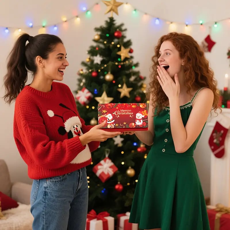 🎁 Foldable Surprise Christmas Cash Gift Envelope – Pop-Up Holiday Money Holder ✨