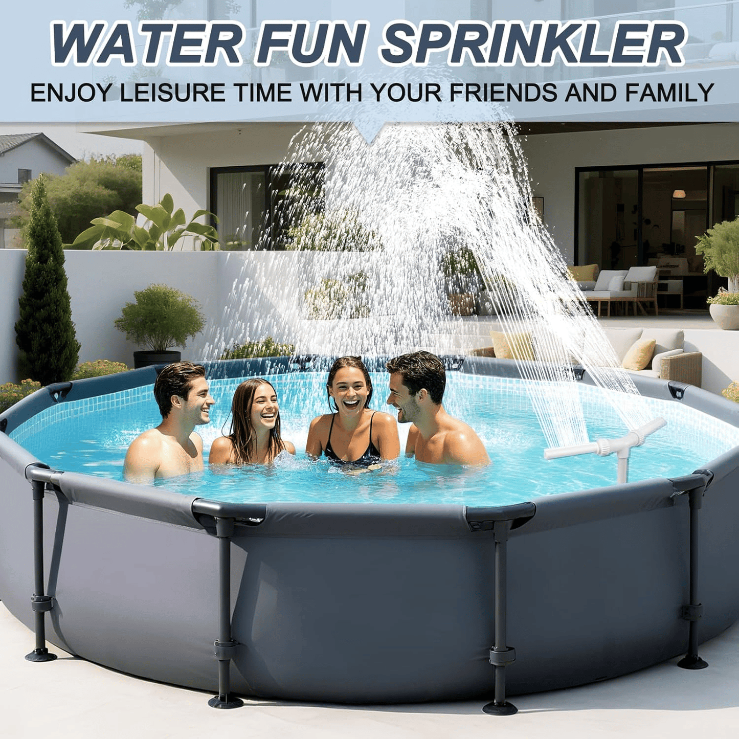 Pool Fountain Waterfall Sprayer – Easy Install Pool Water Feature