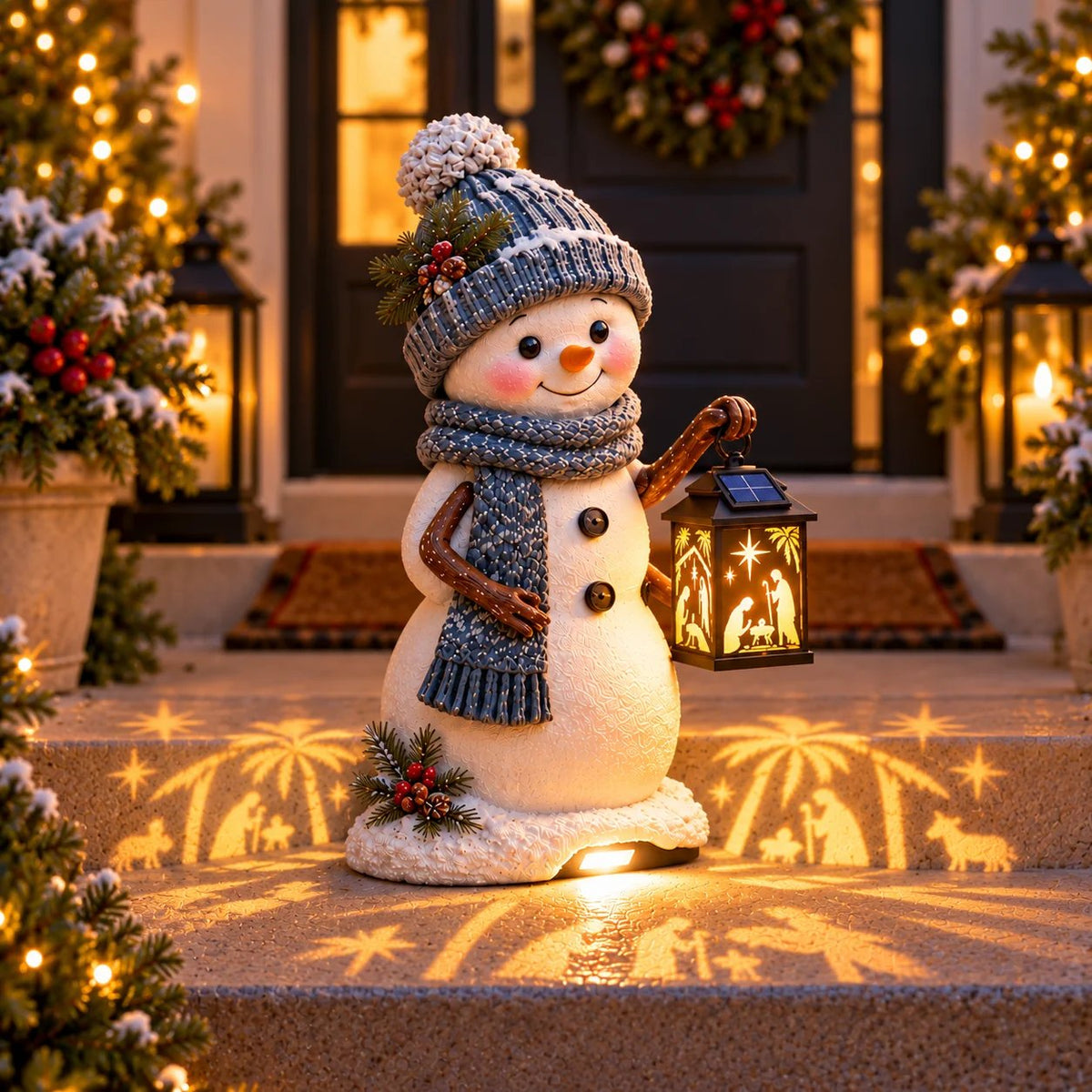 ✨ Solar Christmas Step Lights | 5 Festive Character Styles