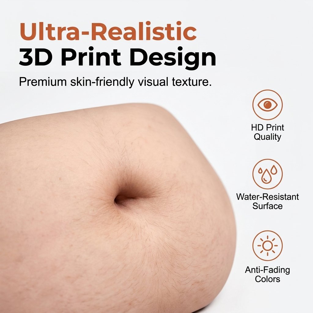 😂 3D Beer Belly Fanny Pack – Funny Waist Bag & Gag Gift 🎁