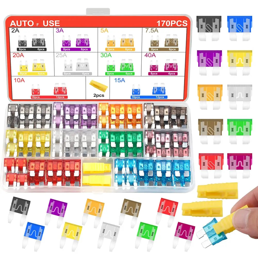 ⚡306pcs Fuse Assortment Kit🚗 Standard, Mini & Low Profile Fuses
