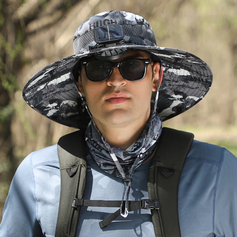 🔥Summer Hot Sale 49% OFF⚡2026 New Ultralight Solar Fan Sun Hat🎁Lighter Than a Baseball!⚾
