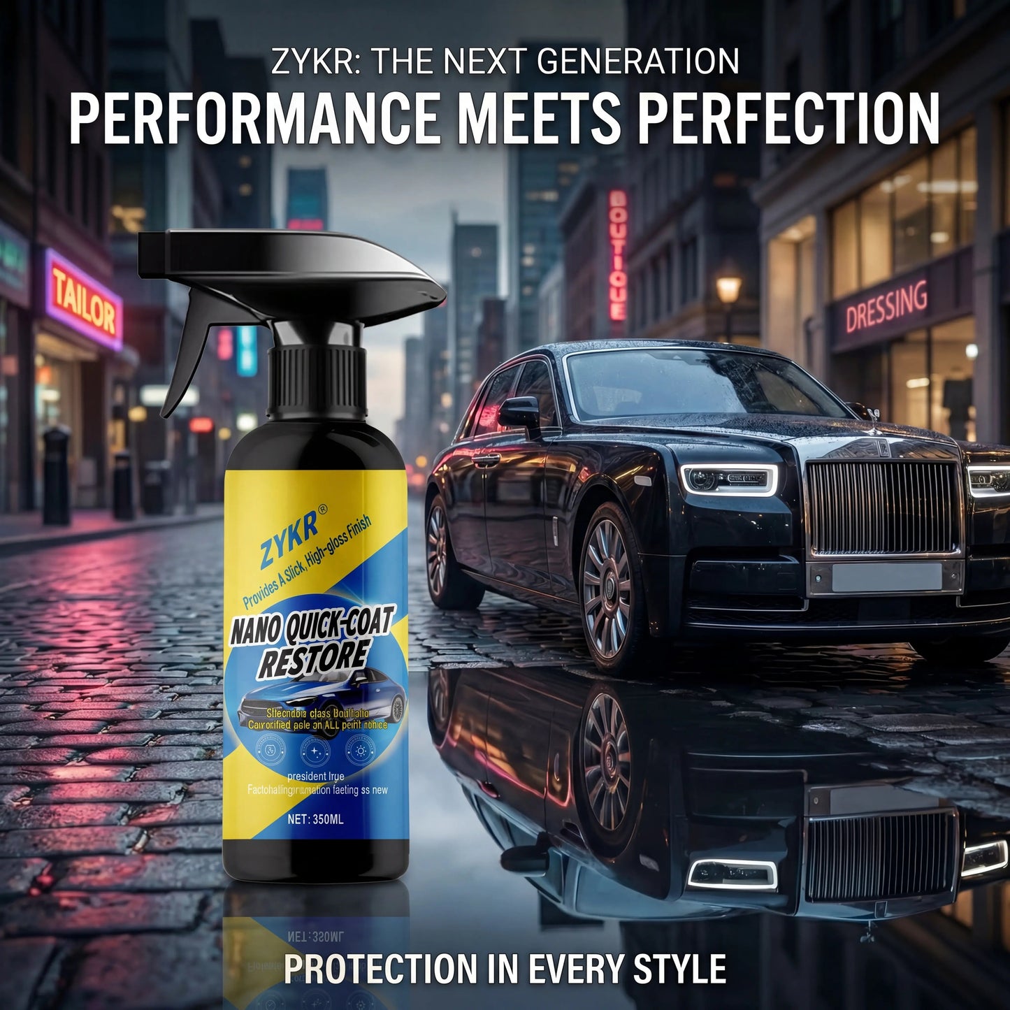 Automotive Nano Coating Repair Agent - With Dust and Water Repellent Properties