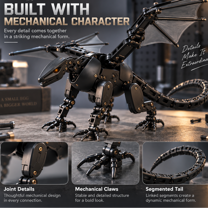 🥚🐉 DragonMorph – Egg to Dragon Transforming Mechanical Toy