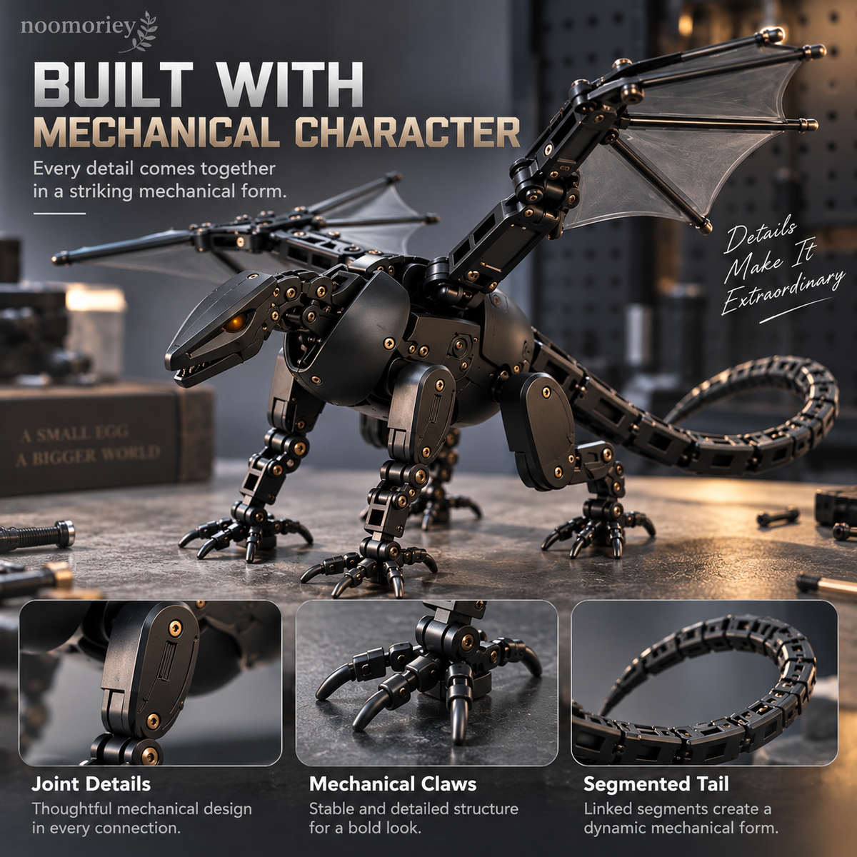 🥚🐉 DragonMorph™ Transforming Dragon Egg – 2-in-1 Mechanical Dragon Toy & Collectible