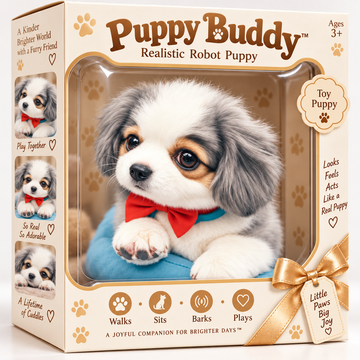 🐕🐾 Golden Buddy™ Realistic Robot Golden Retriever Puppy