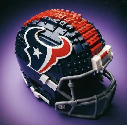 🏈 Football Helmet Building Blocks – 300+ Piece Collectible Model Kit 🎁