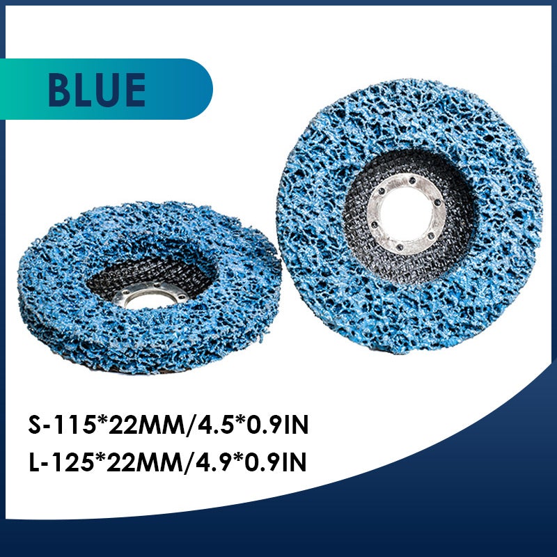 ⚙️ Diamond Polishing Disc – 2PCS Angle Grinder Rust & Paint Removal Wheel