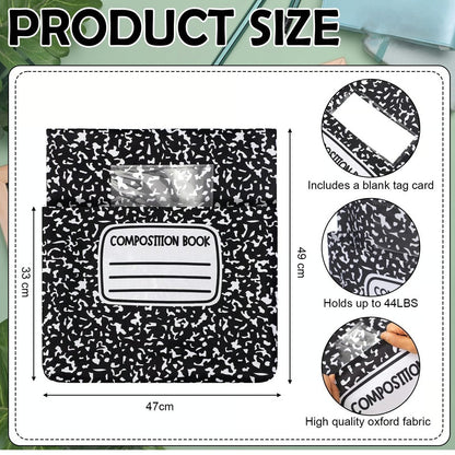 🎒 Classroom Chair Pocket Organizer – 17×19in Washable Seat Storage Pouch