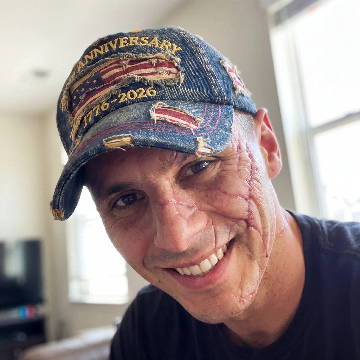 🧢🇺🇸 Handmade Veteran America 250th Anniversary Cap 🦅