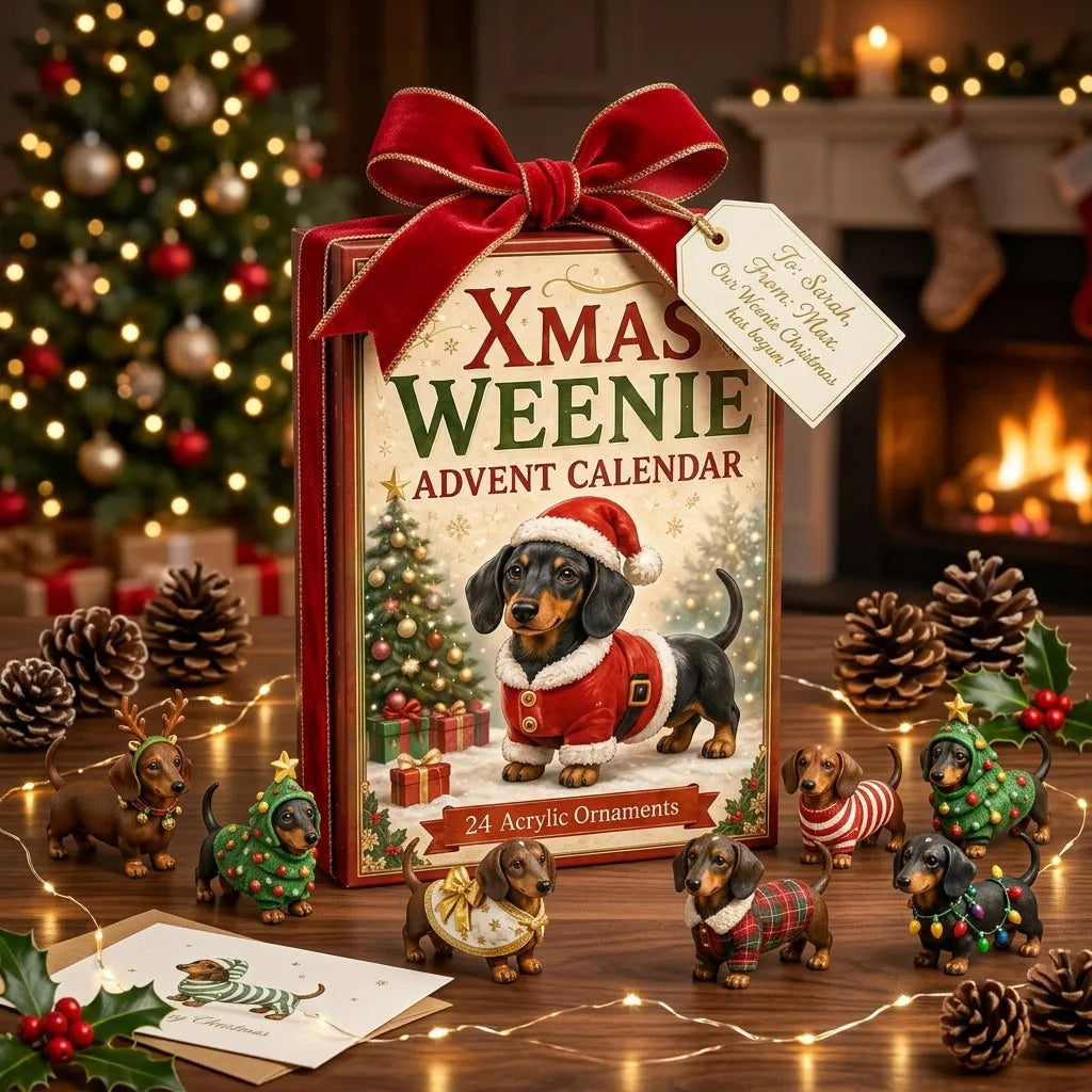 🐶🎄 24 Tiny Dachshunds. One Very Merry Christmas.