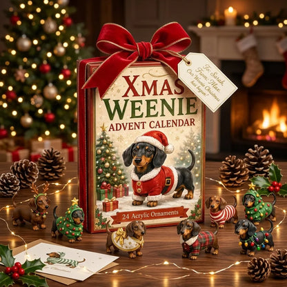 🐶🎄 24 Tiny Dachshunds. One Very Merry Christmas.