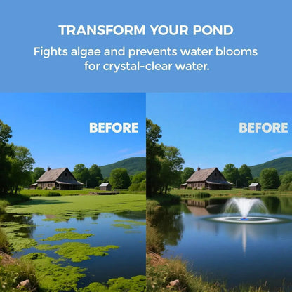 💧 1HP Pond Fountain Aerator – 15000 GPH Floating Lake Pump