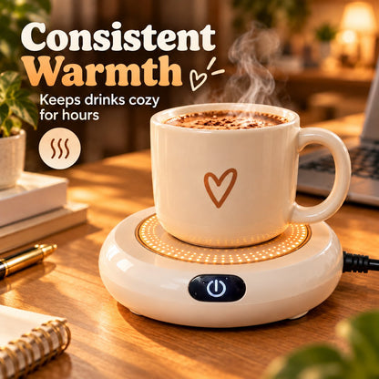 ☕ Smart Mug Warmer — Keep Your Coffee Warm & Your Moments Cozy ✨