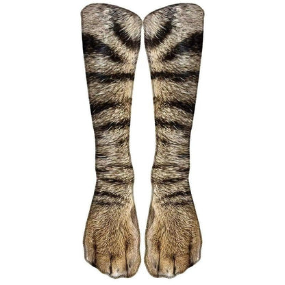 🔥3D Animal Paw Print Novelty Socks