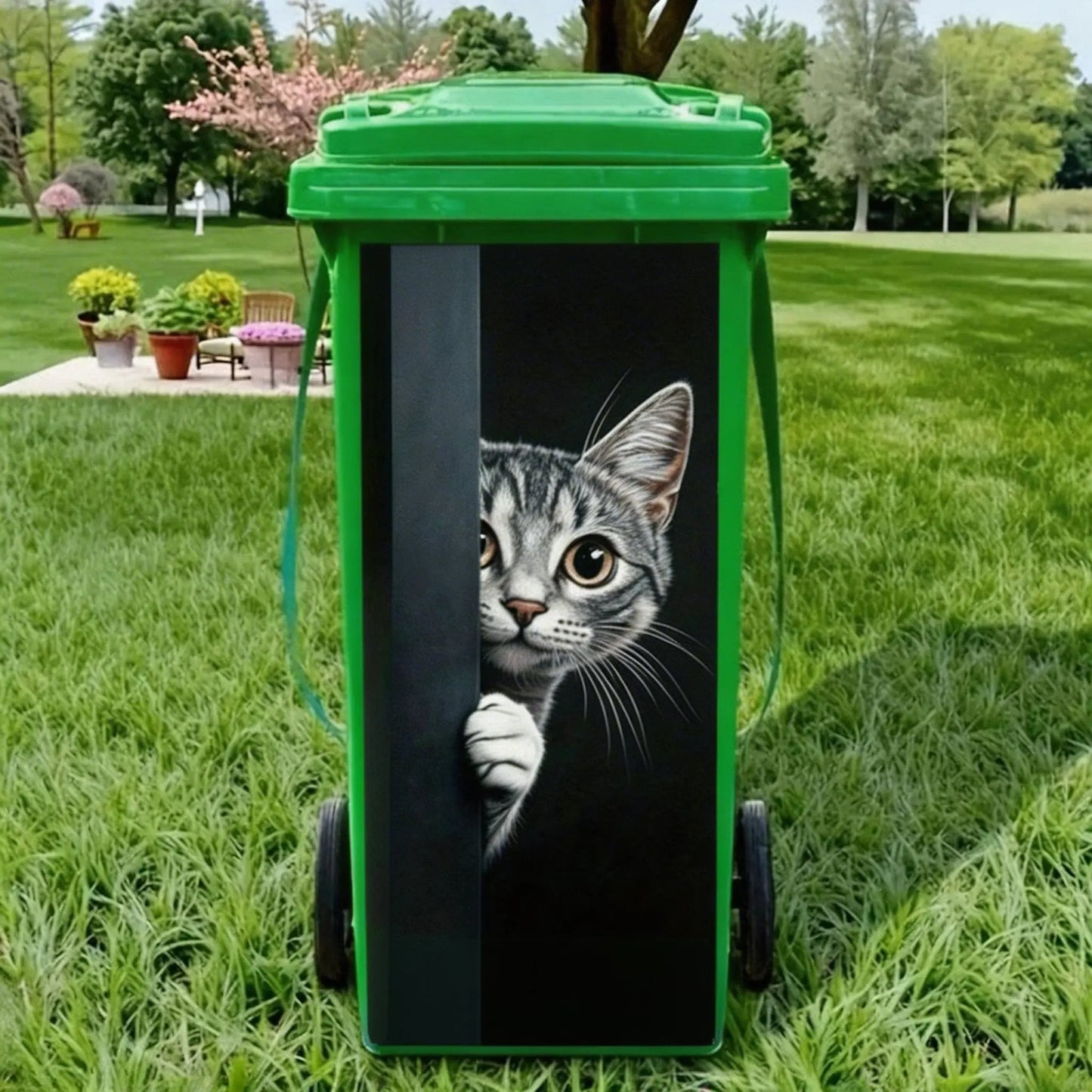 🔥 LAST DAY 50% OFF 🔥 🐴 Horse & Donkey Wheelie Bin Sticker – Waterproof Decal 🌾