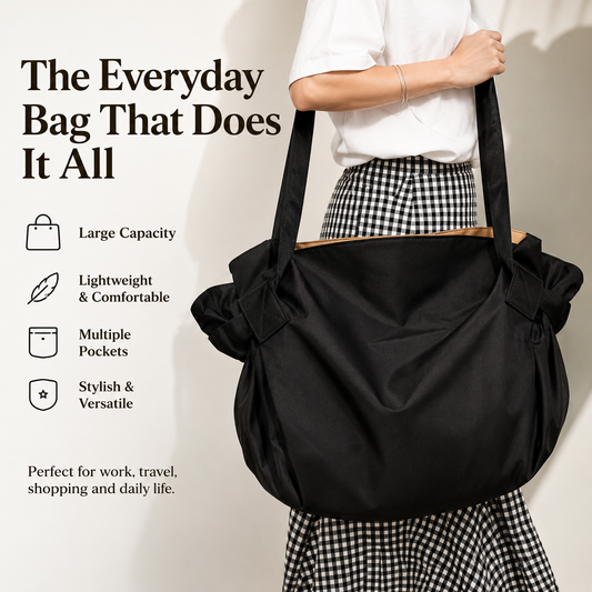 Portable All-in-One Outdoor Camping Bag: Lightweight Nylon, Premium Look, Large Capacity, Carry-On Storage