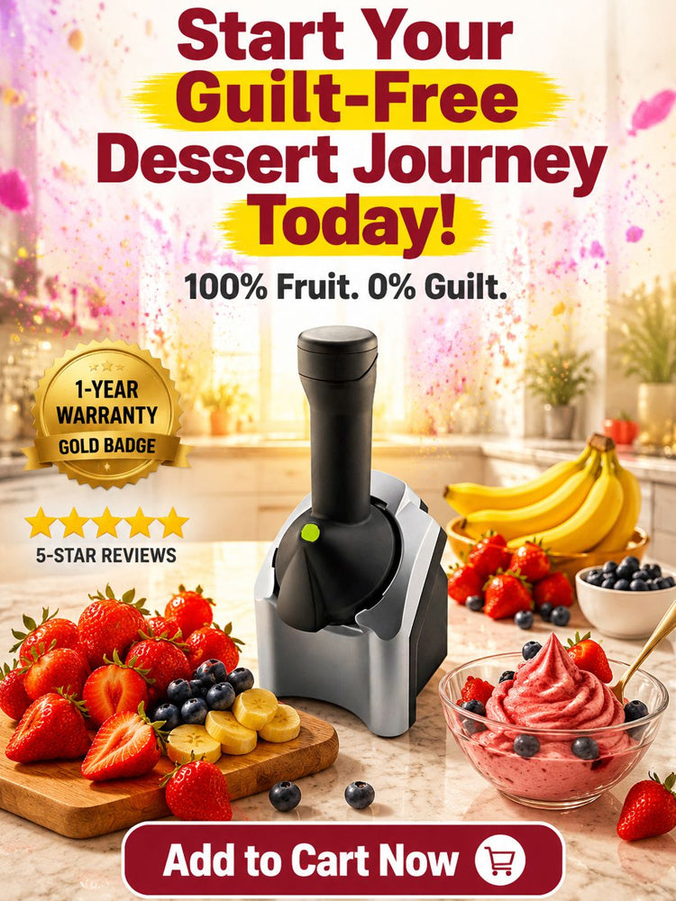 🍓 Frozen Fruit Soft Serve Maker – 110V Home Dessert Machine