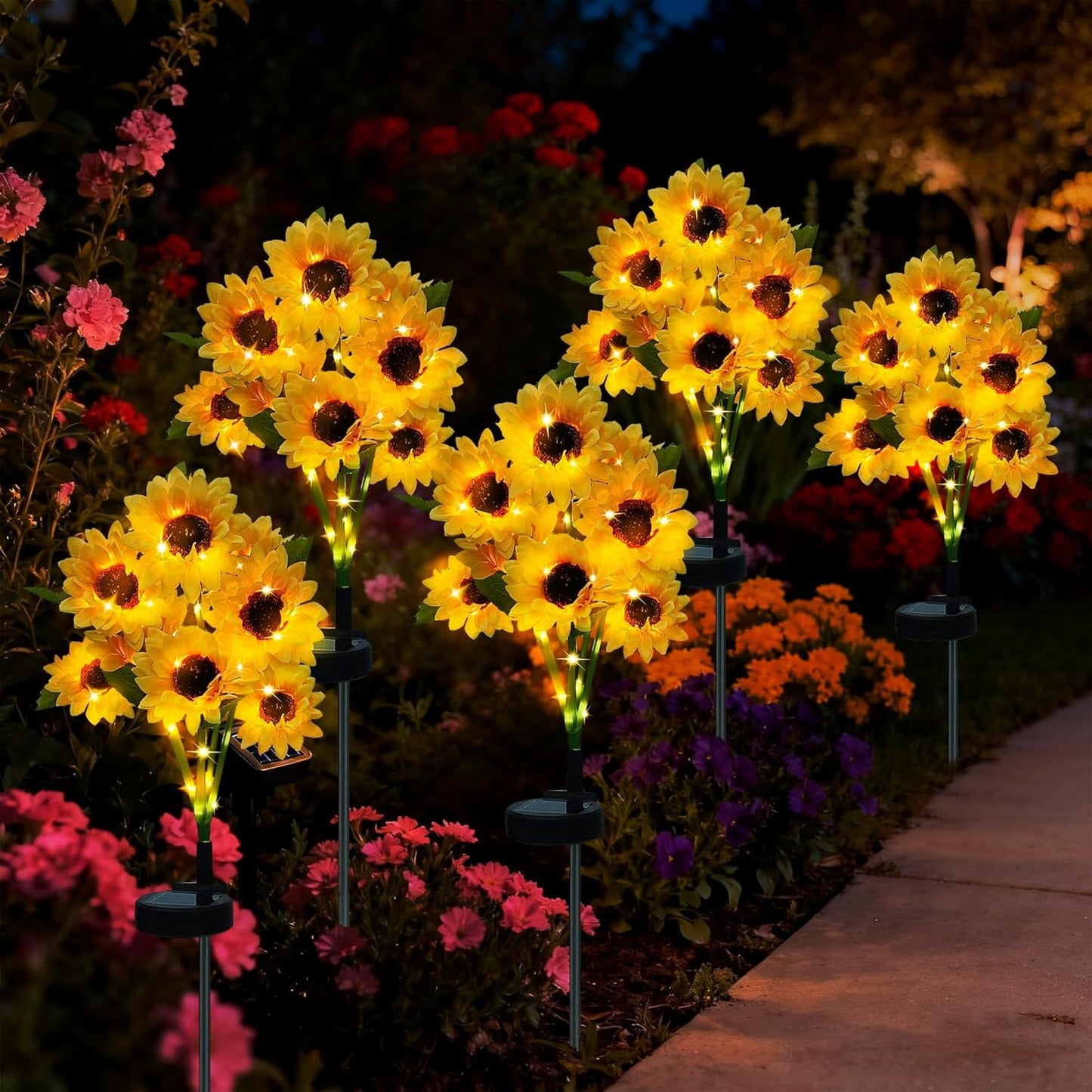 🌻Mother's Day Sale 49% OFF- 🌞Solar LED Sunflower Garden Lights