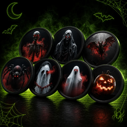 👻🚗Halloween USB Ghost Projector – 7 Spooky Slides & 360° Adjustable Light