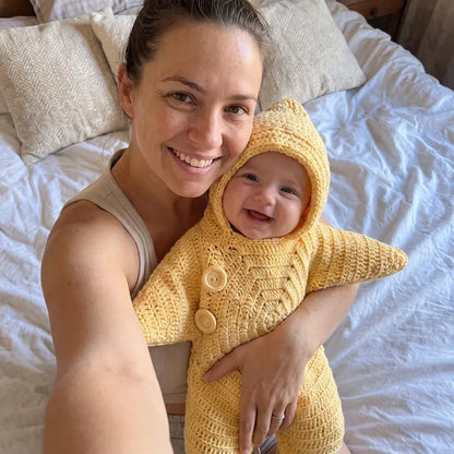 👶Turn Your Little One Into the Cutest Starfish Ever! – Handmade Baby Outfit🥹