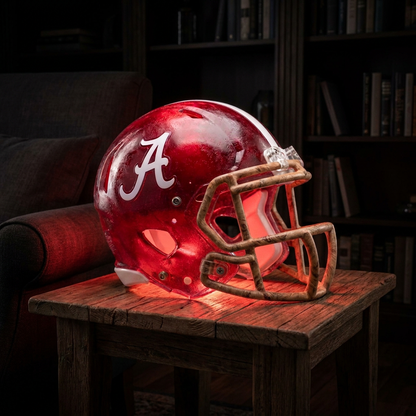 💡 Glowing Football Helmet Lamp – Pick Your Team Style