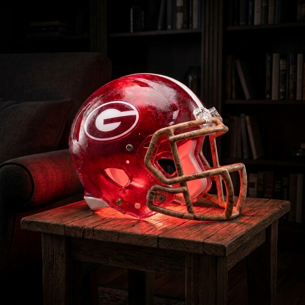 💡 Glowing Football Helmet Lamp – Pick Your Team Style
