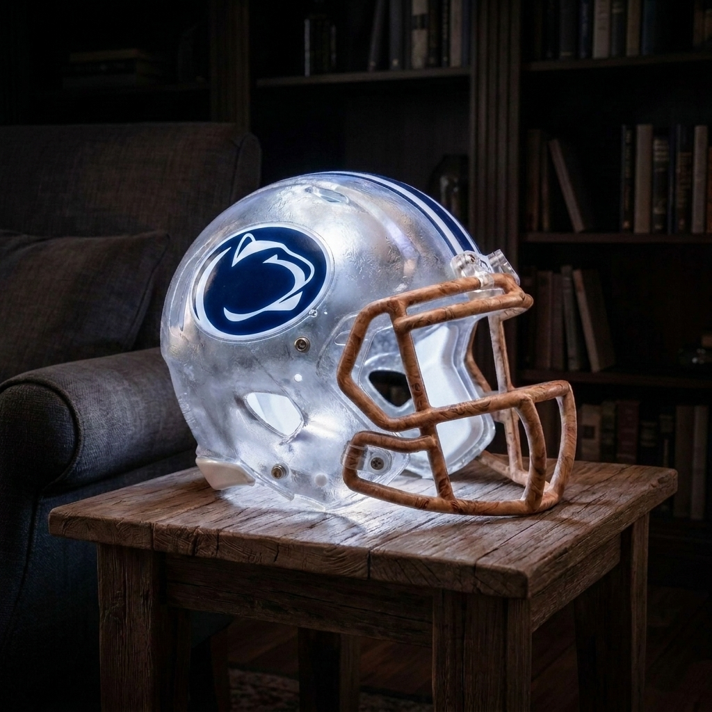💡 Glowing Football Helmet Lamp – Pick Your Team Style