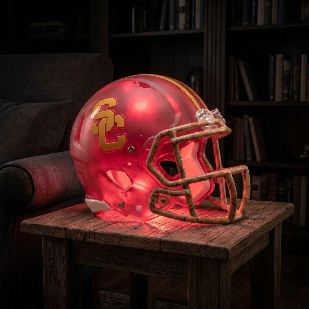 💡 Glowing Football Helmet Lamp – Pick Your Team Style