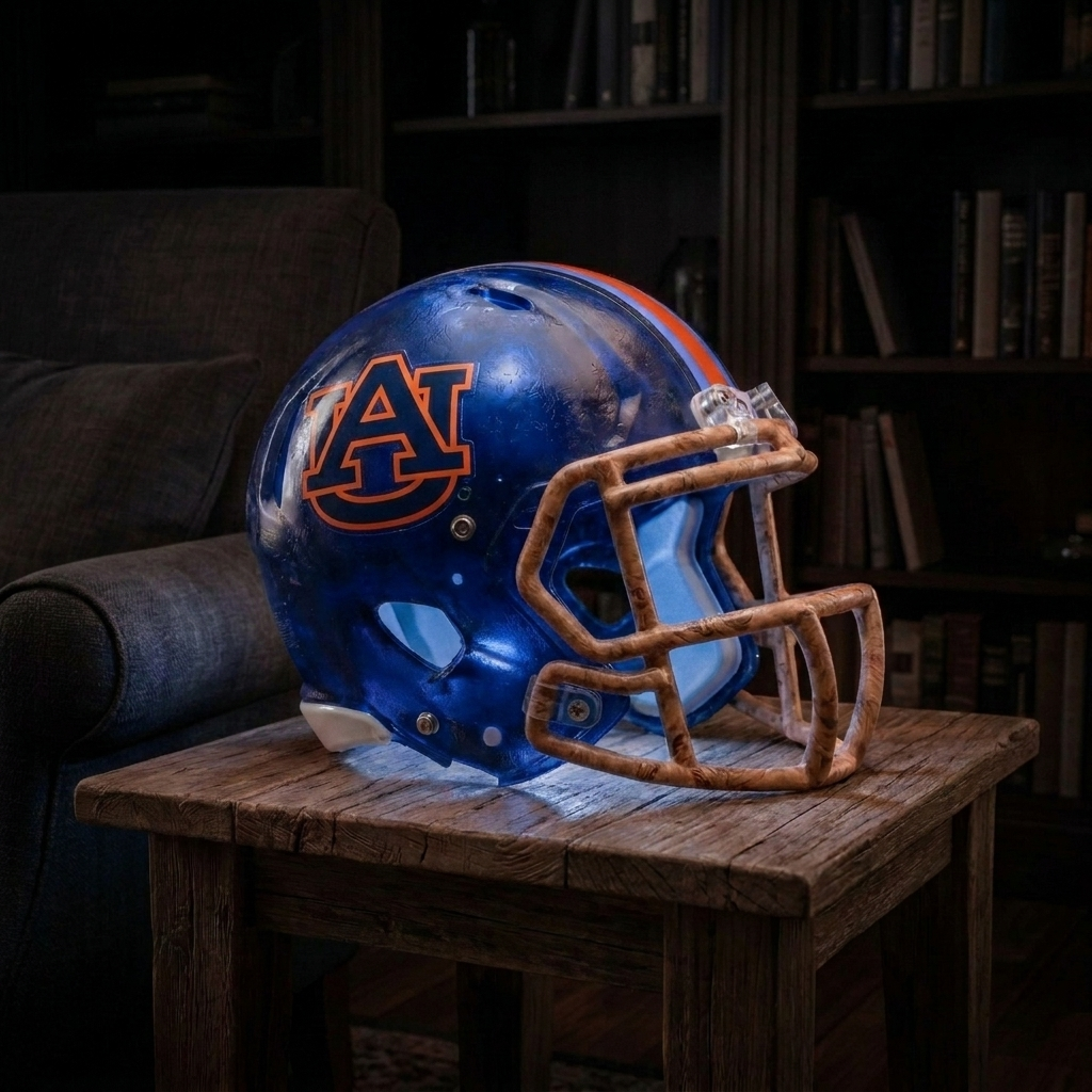 💡 Glowing Football Helmet Lamp – Pick Your Team Style