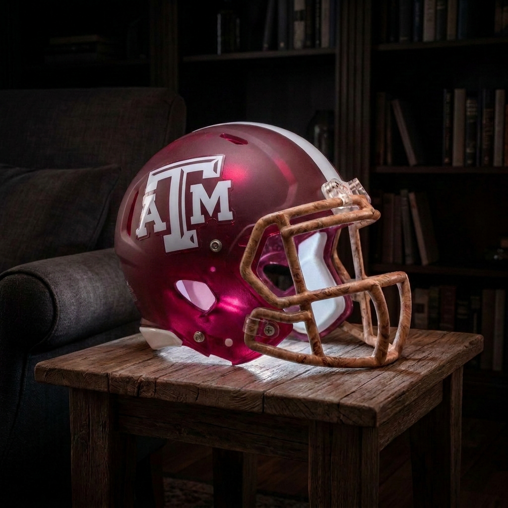 💡 Glowing Football Helmet Lamp – Pick Your Team Style