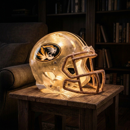 💡 Glowing Football Helmet Lamp – Pick Your Team Style