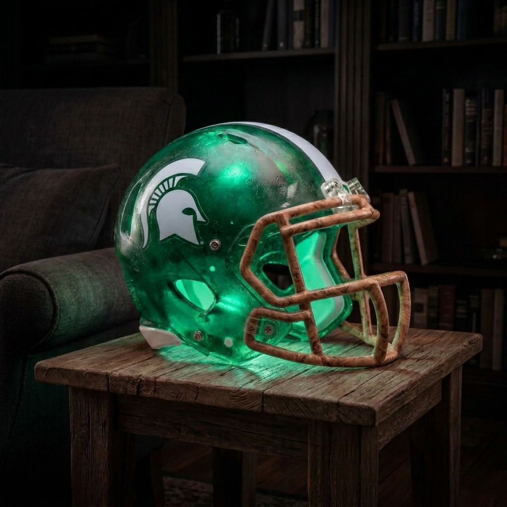 💡 Glowing Football Helmet Lamp – Pick Your Team Style