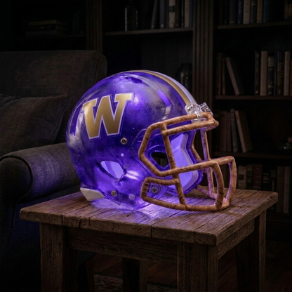 💡 Glowing Football Helmet Lamp – Pick Your Team Style