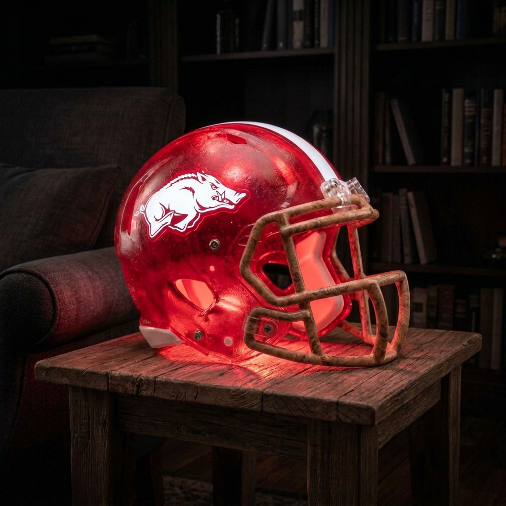 💡 Glowing Football Helmet Lamp – Pick Your Team Style