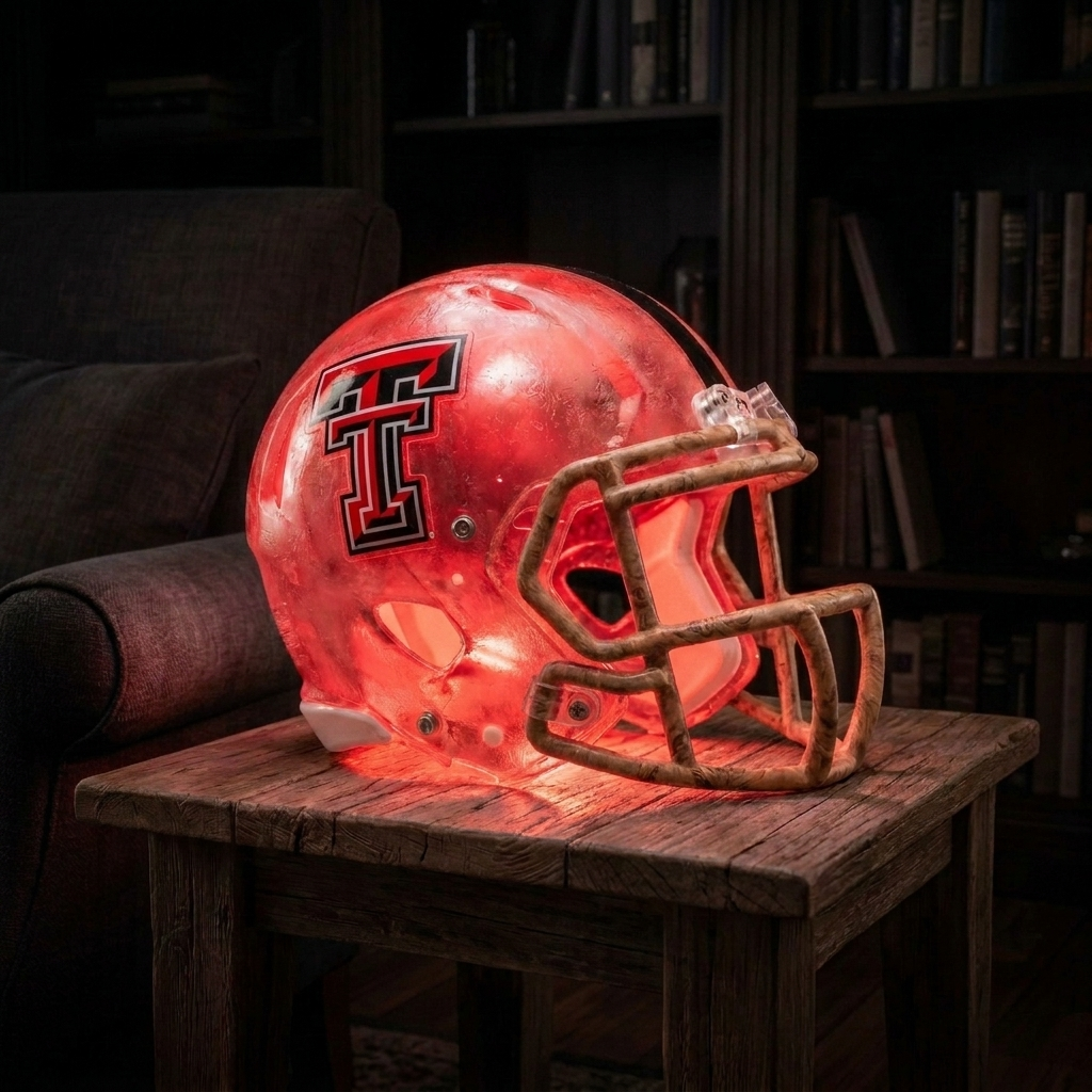 💡 Glowing Football Helmet Lamp – Pick Your Team Style