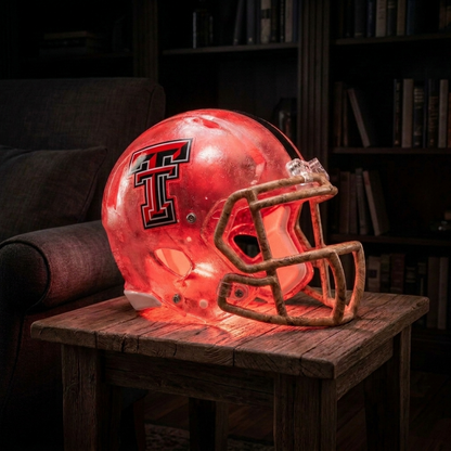 💡 Glowing Football Helmet Lamp – Pick Your Team Style