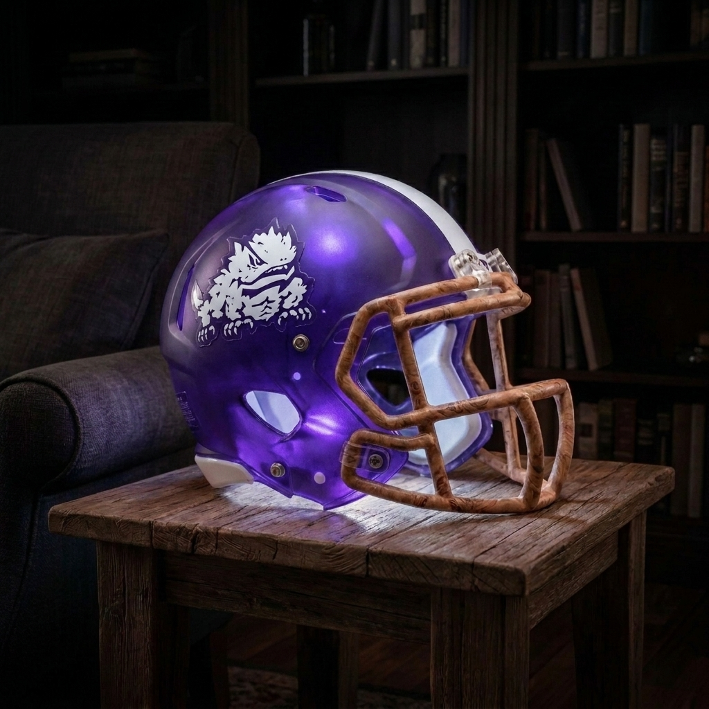 💡 Glowing Football Helmet Lamp – Pick Your Team Style