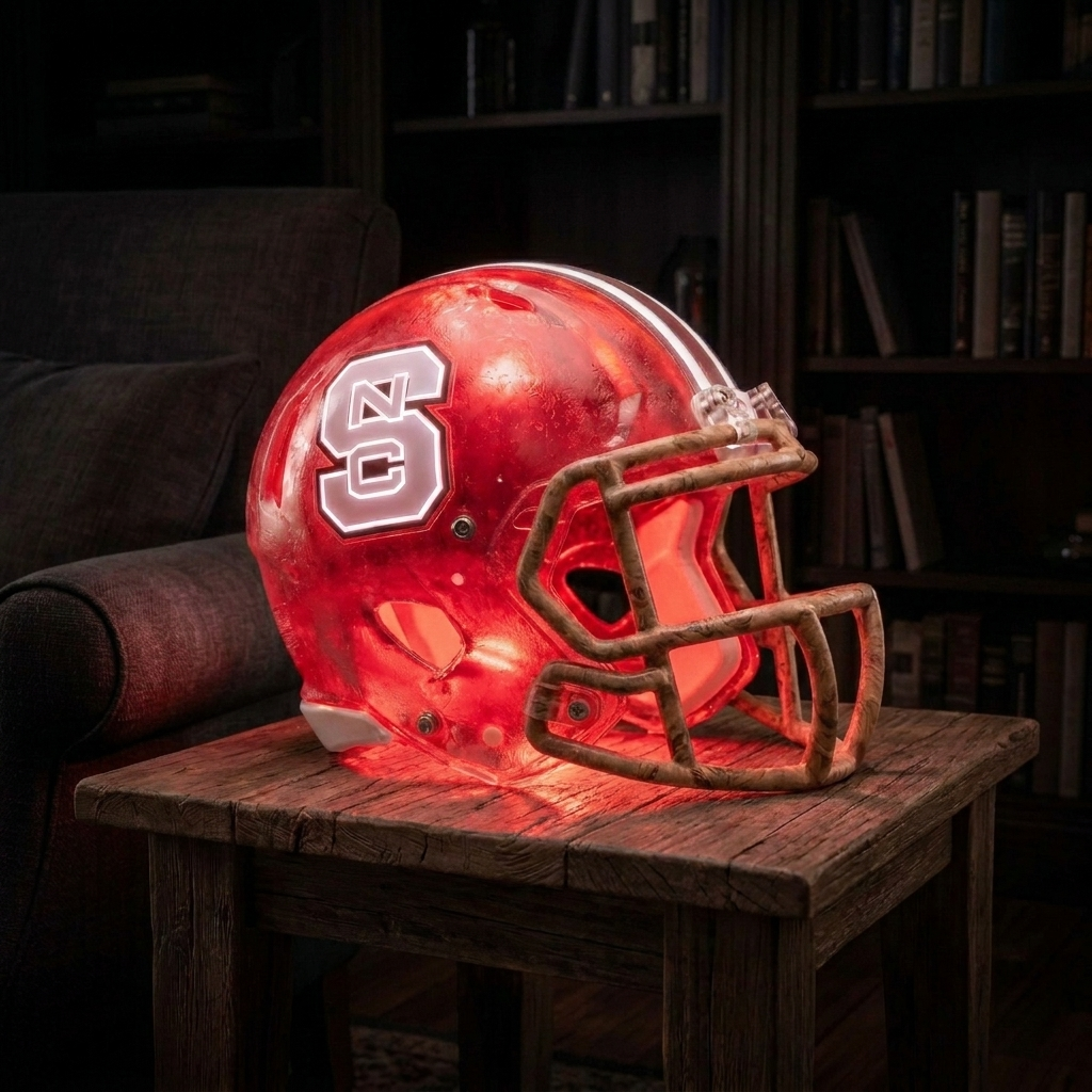 💡 Glowing Football Helmet Lamp – Pick Your Team Style