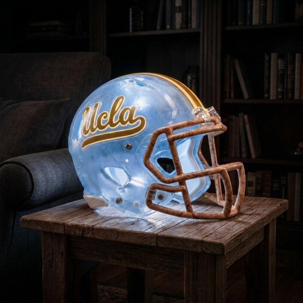 💡 Glowing Football Helmet Lamp – Pick Your Team Style