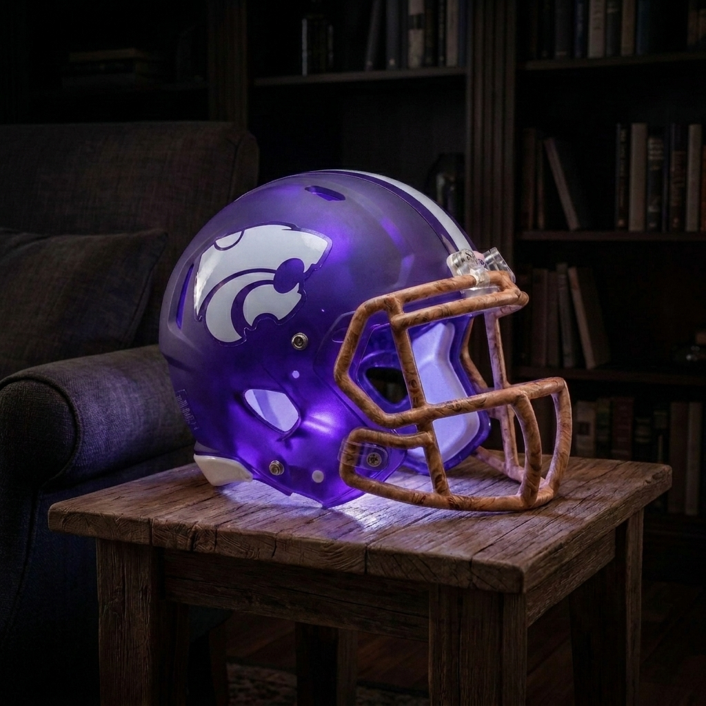 💡 Glowing Football Helmet Lamp – Pick Your Team Style