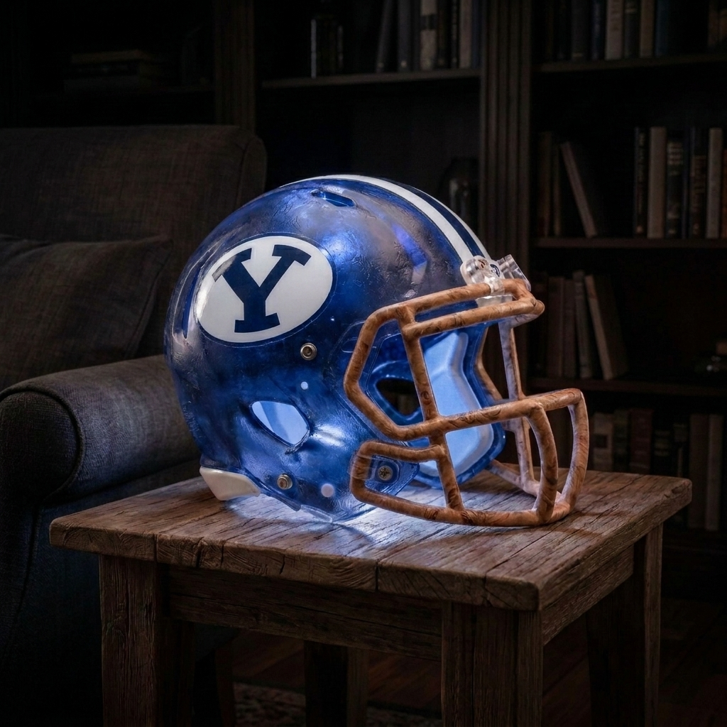 💡 Glowing Football Helmet Lamp – Pick Your Team Style