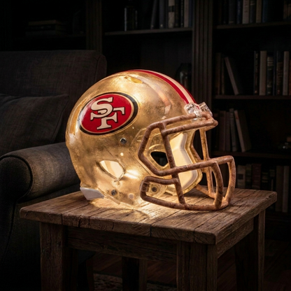 💡 Glowing Football Helmet Lamp – Pick Your Team Style