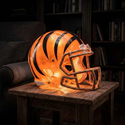 💡 Glowing Football Helmet Lamp – Pick Your Team Style
