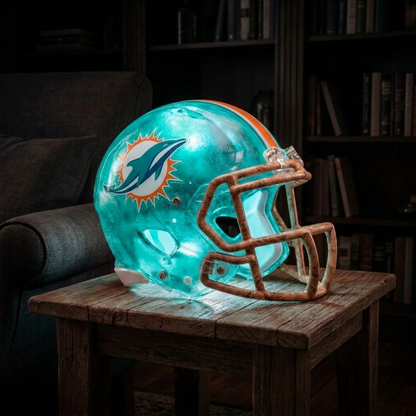 💡 Glowing Football Helmet Lamp – Pick Your Team Style